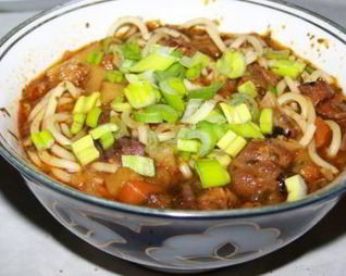 Лагман классический по-узбекски