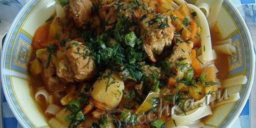 Рецепт лагмана ленивого