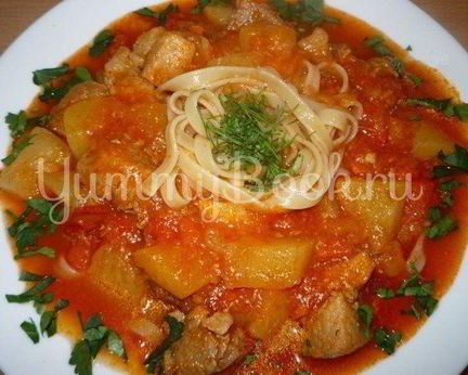 Лагман по-домашнему из мультиварки