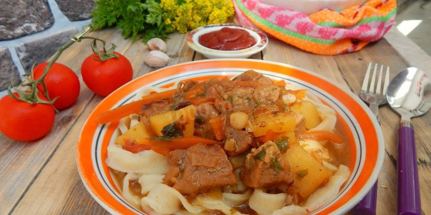 Рецепт лагмана по-татарски из баранины