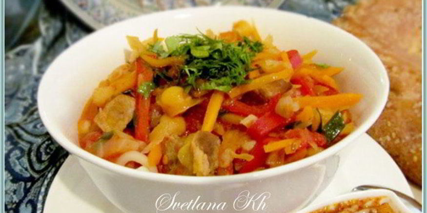 Рецепт лагмана по-уйгурски