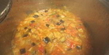 лагман с баклажанами