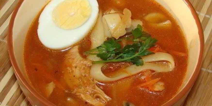 Рецепт лагмана с грибами