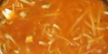 лагман с грибами