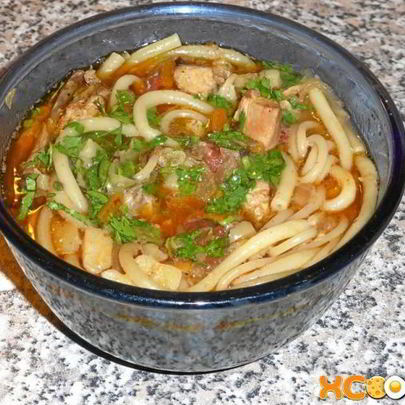 Лагман с курицей