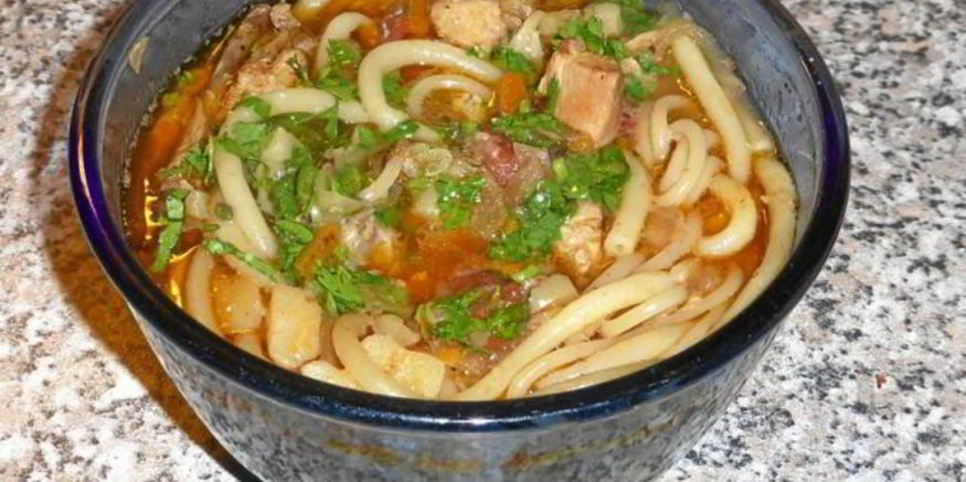 Рецепт лагмана с курицей