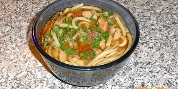 лагман с курицей