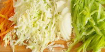 лагман с редькой