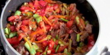 лагман с редькой