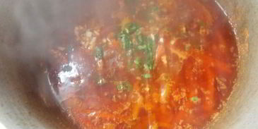 лагман с тянутой лапшой