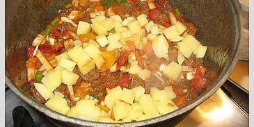 лагман со спагетти