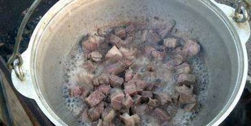 лагман в казане на костре