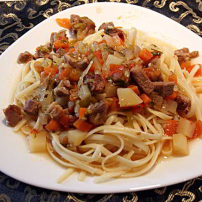 Среднеазиатское блюдо Лагман