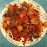 Рецепт Узбекского Лагмана с настоящей домашней лапшой