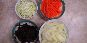 узбекский лагман с настоящей домашней лапшой