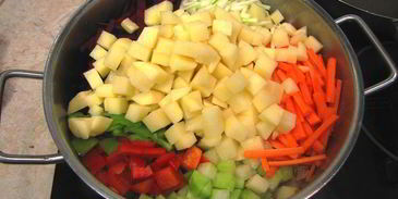 узбекский лагман с настоящей домашней лапшой