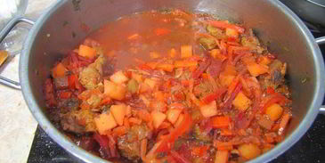 узбекский лагман с настоящей домашней лапшой