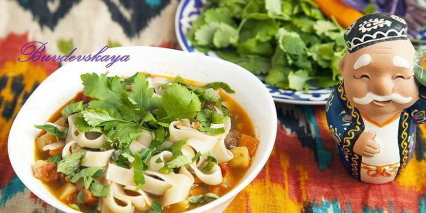 Рецепт узбекского лагмана жареного