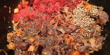 узбекский лагман жареный