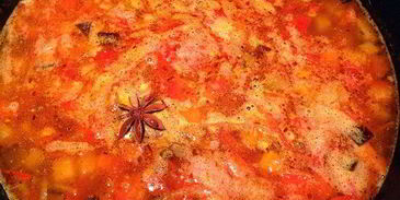 узбекский лагман жареный