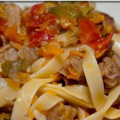 Жареный лагман