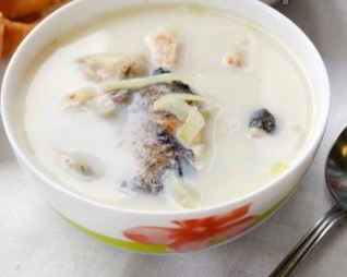 Латвийский молочный суп с рыбой