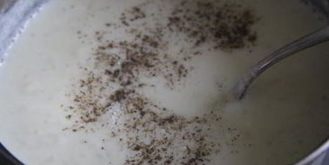 молочный рисовый суп с брынзой