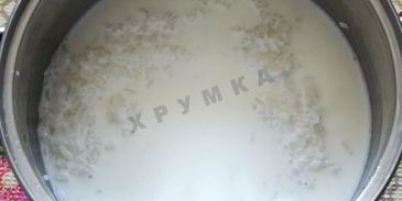 молочный рисовый суп