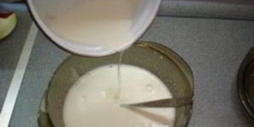 молочный сладкий суп