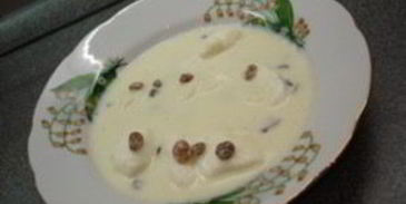 молочный сладкий суп