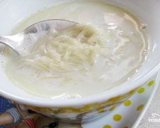 Молочный суп для деток