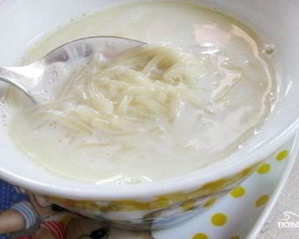 Молочный суп для деток