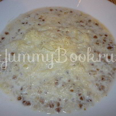 Молочный суп Дружба с сыром из мультиварки