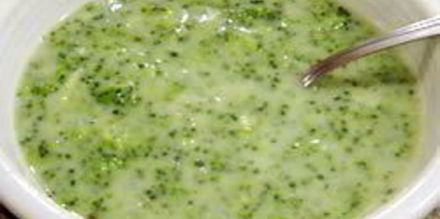 Рецепт молочного супа из брокколи