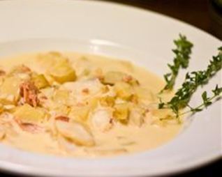 Молочный суп из рыбы
