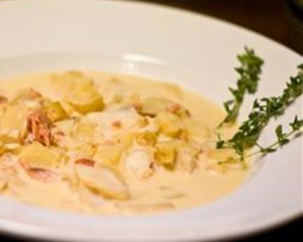 Молочный суп из рыбы