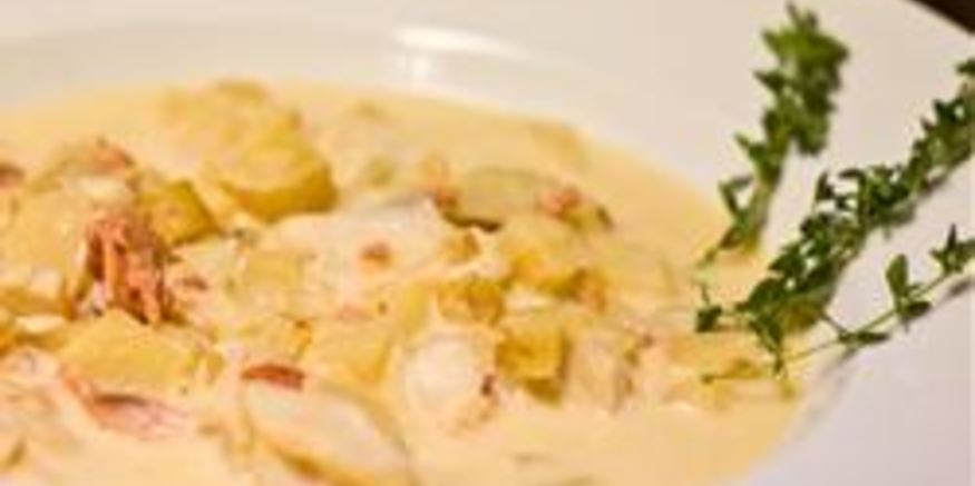 Рецепт молочного супа из рыбы