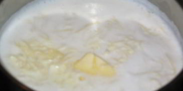 молочный суп-лапша