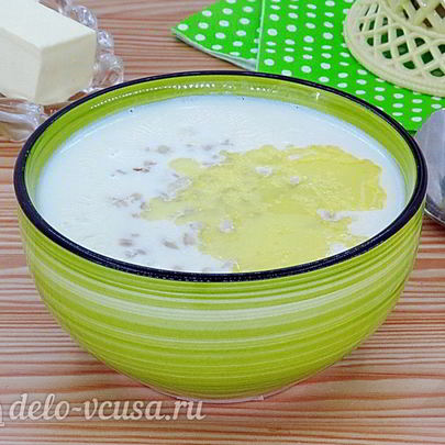 Молочный суп перловый