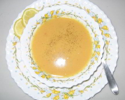 Молочный суп с абрикосами