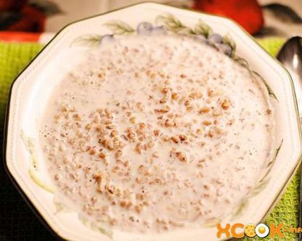Молочный суп с гречкой