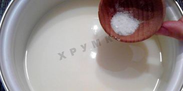 молочный суп с лапшой