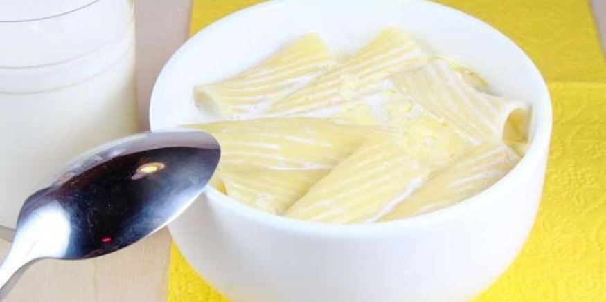 Рецепт молочного супа с макаронами