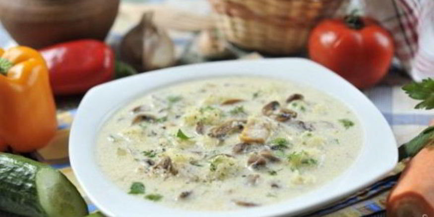 Рецепт молочного супа с овощами