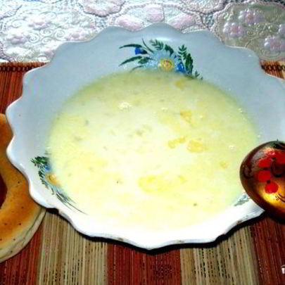 Молочный суп с пшеном