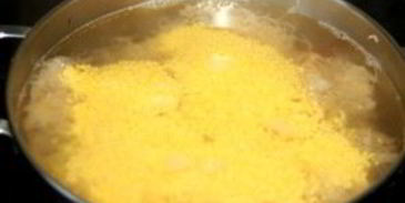 молочный суп с пшеном