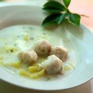Рецепт Молочного супа с рыбными фрикадельками