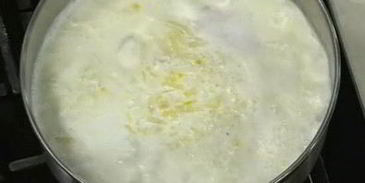 молочный суп с рыбой