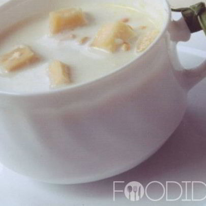 Молочный суп с сыром