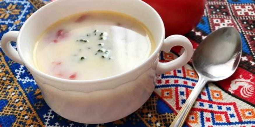 Рецепт молочного супа с томатами